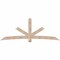 Ekena Millwork Alberta Smooth Timber Gable Bracket, Douglas Fir, 108"W x 40"H x 5 1/2"D x 5 1/2"F, 9/12 Pitch GBW108X40X0606ALB00SDF - alternate 1